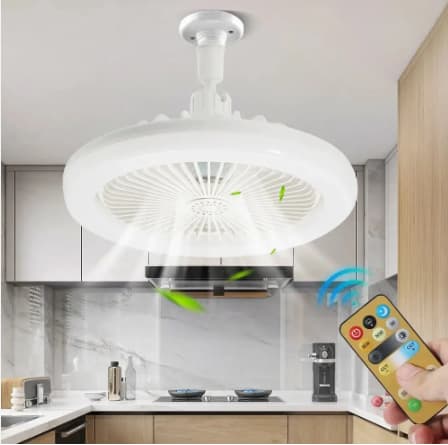 Mini ventilateur LED à rotation à 360°