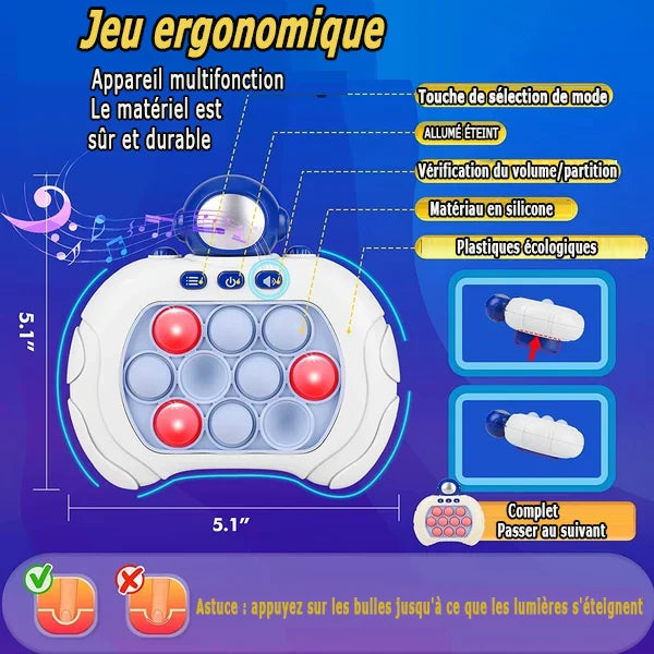 Jeu de reflexe pop'it educatif