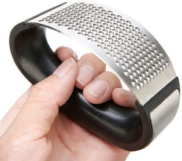Presse-Ail Ergonomique en Acier Inoxydable