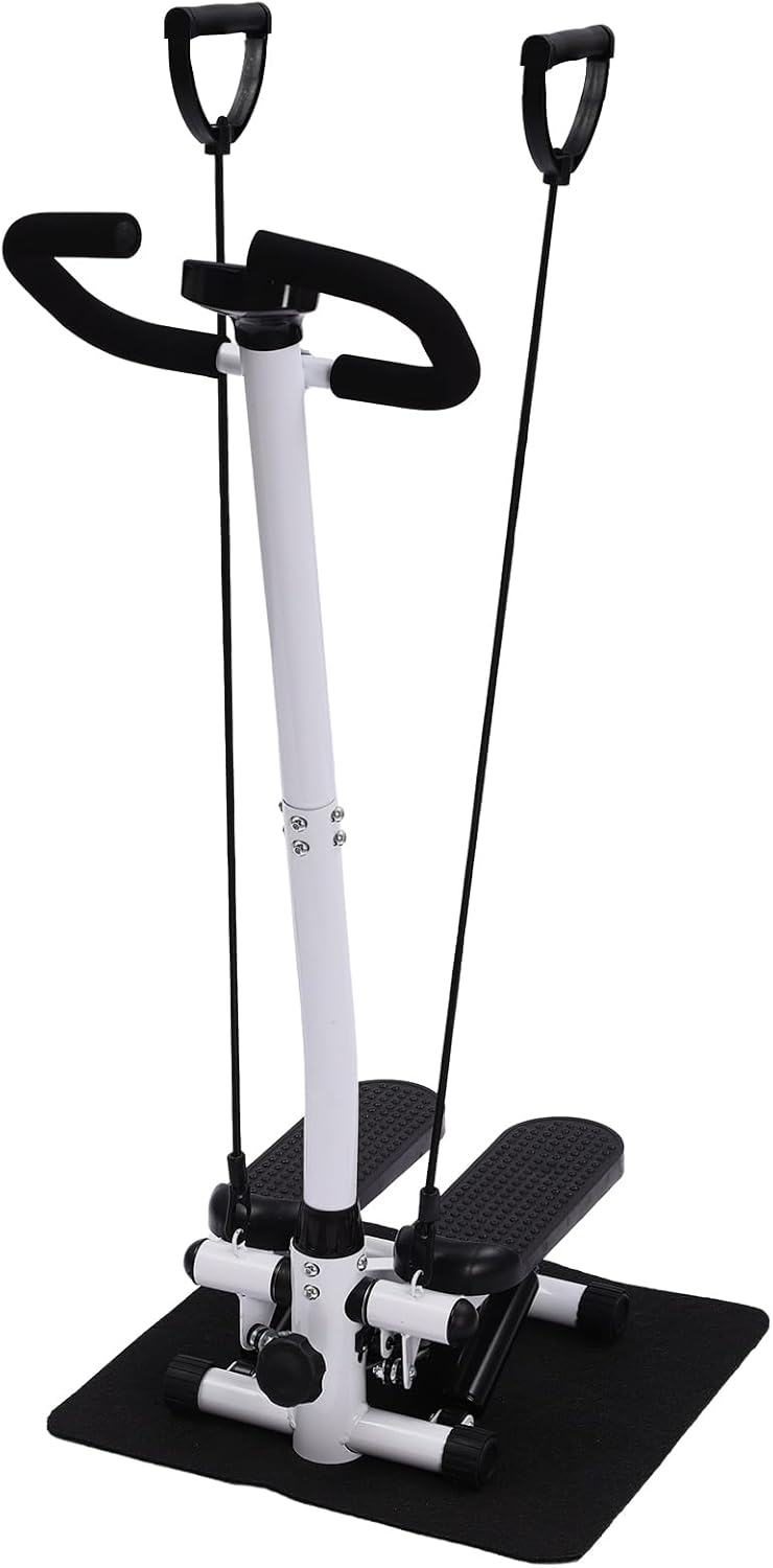 Stepper Fitness avec guidon ergonomique - écran LCD multifonction