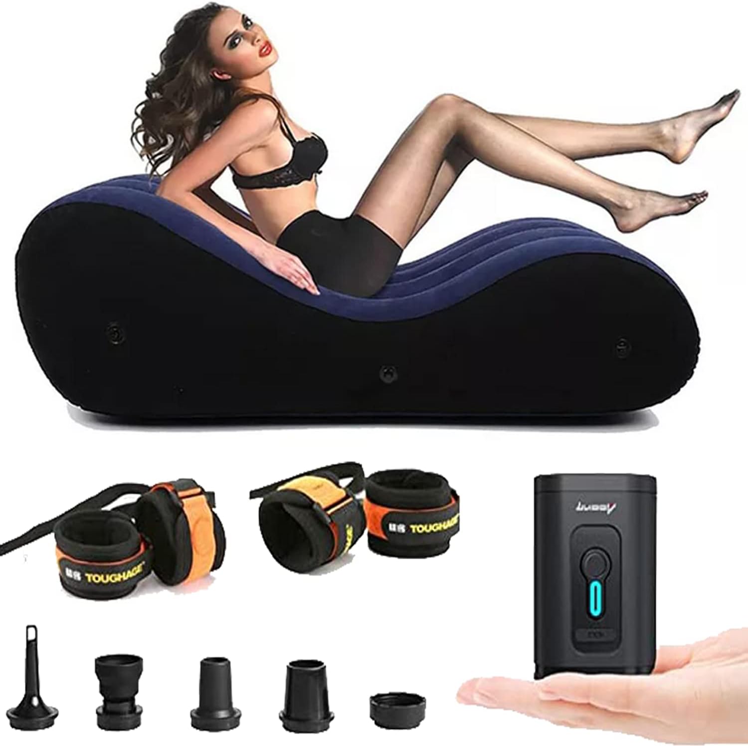 Canapé d'amour pour hommes, femmes et couples gonflable
