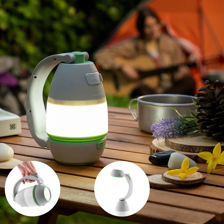 Lanterne de Camping Multifonctionnelle Rechargeable 4 en 1