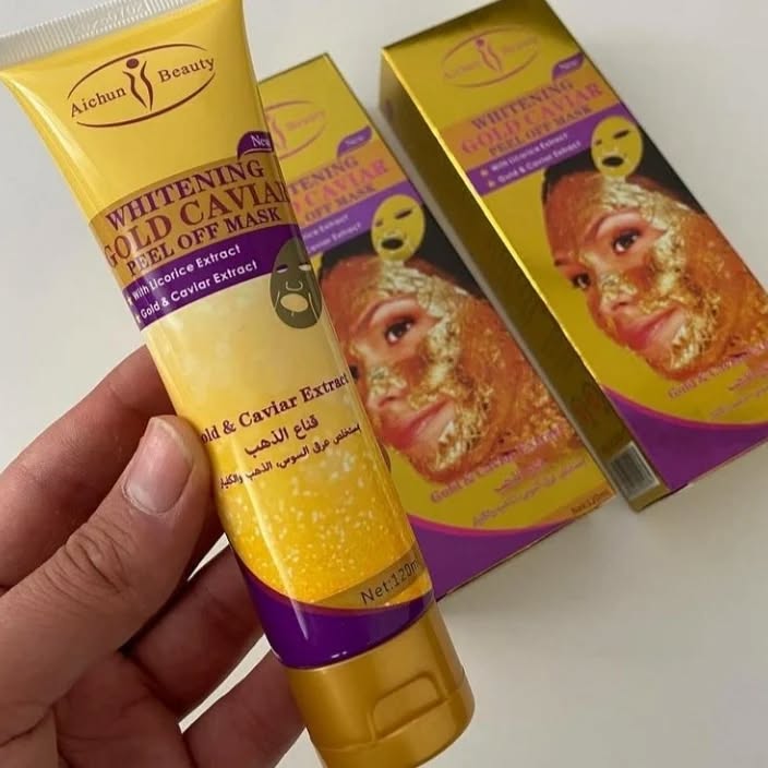 Masque facial Peel-Off à la feuille d'or