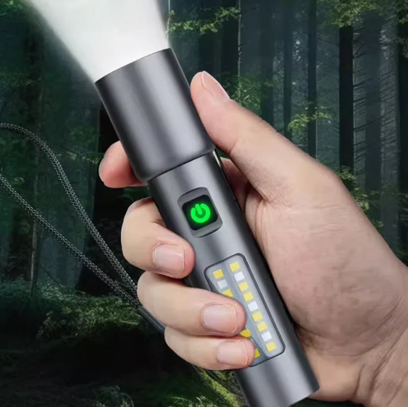 Lampe de Poche Rechargeable avec Lumière Latérale