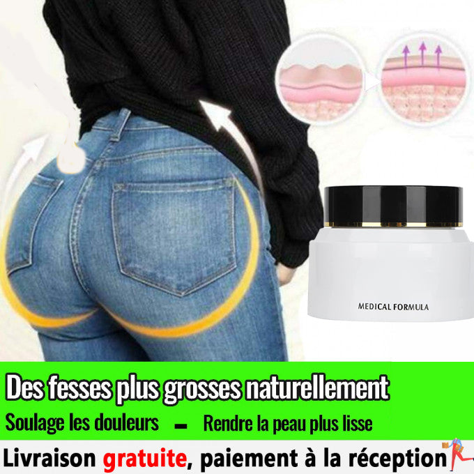 Crème raffermissante pour des fesses plus pulpeuses et volumineuse