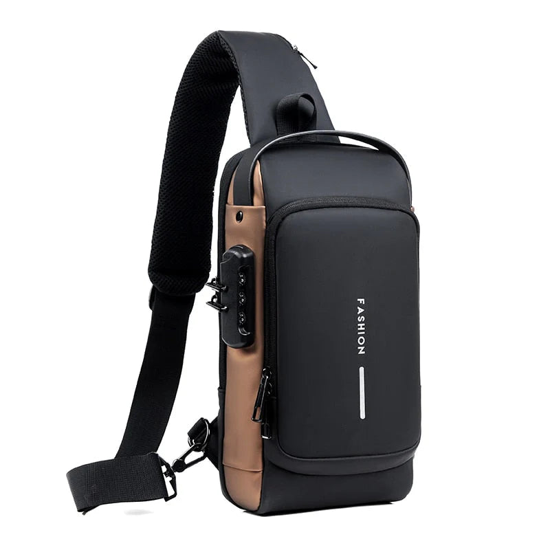 Sac à Bandoulière USB Antivol