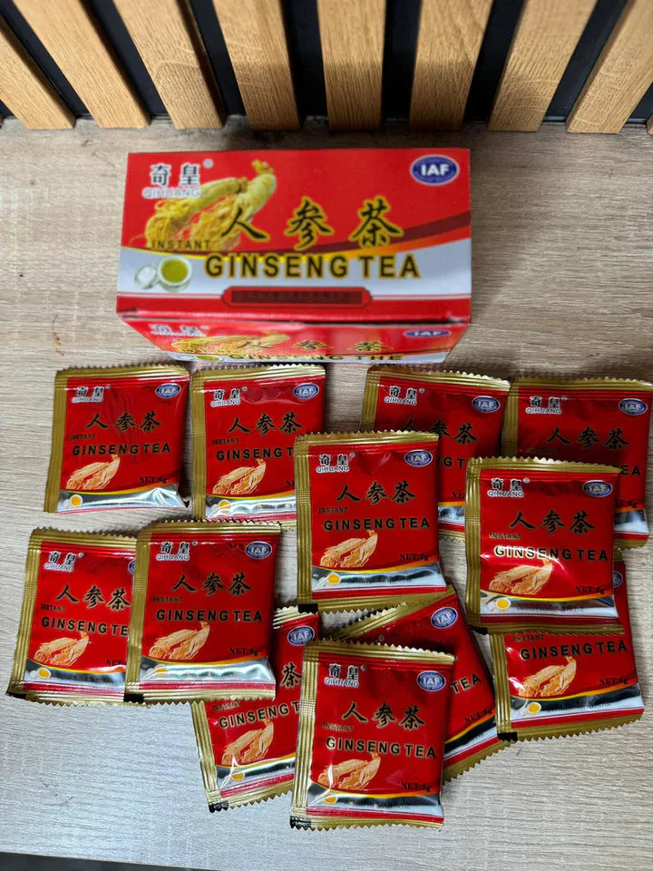 GINSENG TEA NATUREL POUR UN TRAITEMENT DÉFINITIF EN 6 JOURS