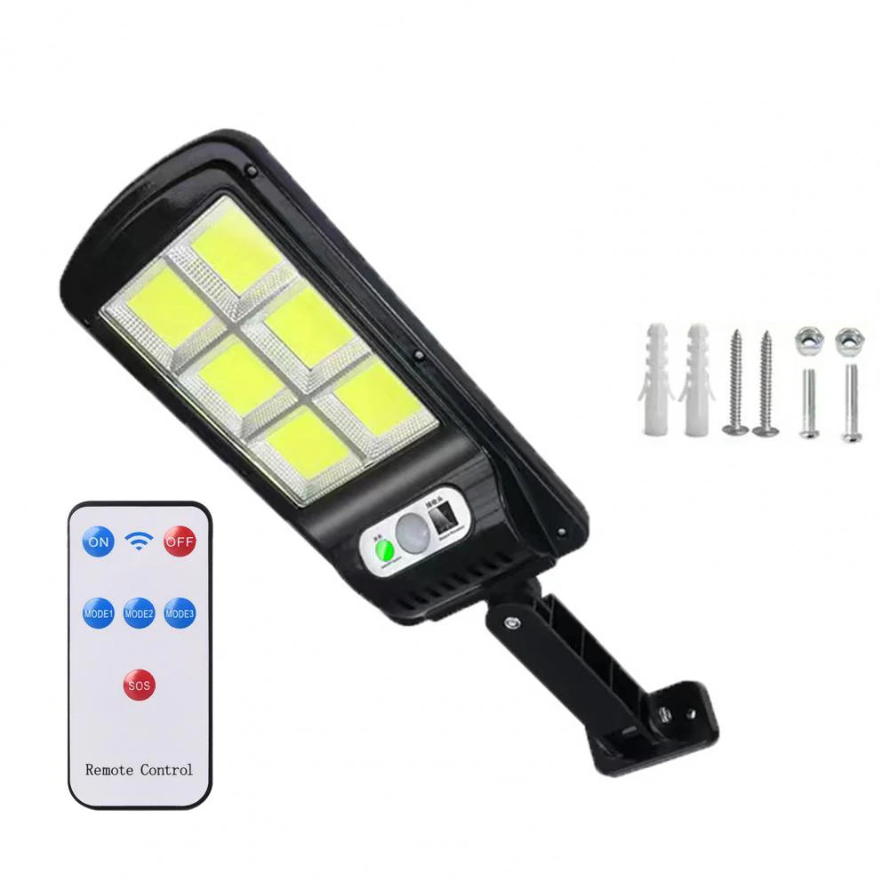 Lampe solaire d'extérieur à 120 led avec capteur de mouvement