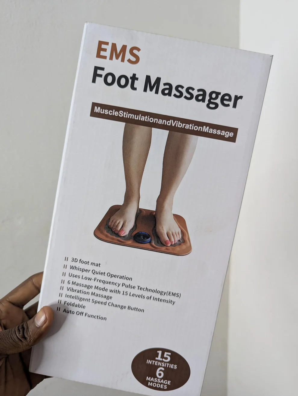 Masseur de Pieds EMS – L'Allié Anti-Fatigue et Circulation Sanguine Saine
