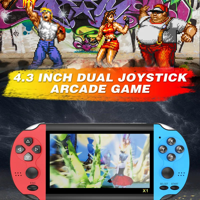 Console de jeux portables X7Plus lecteur video & musique intégré