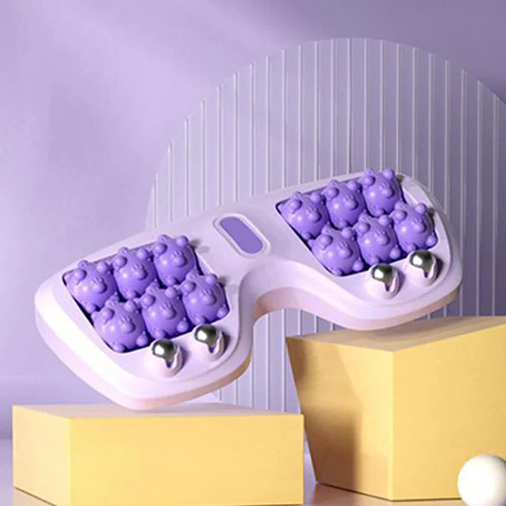 💥Rouleau de massage portable double pour les pieds