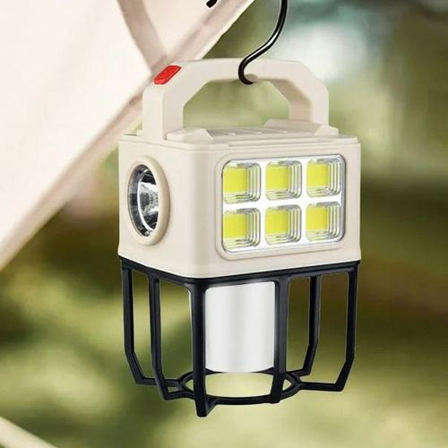 Lampe torche solaire et  rechargeable multifonctionnelle