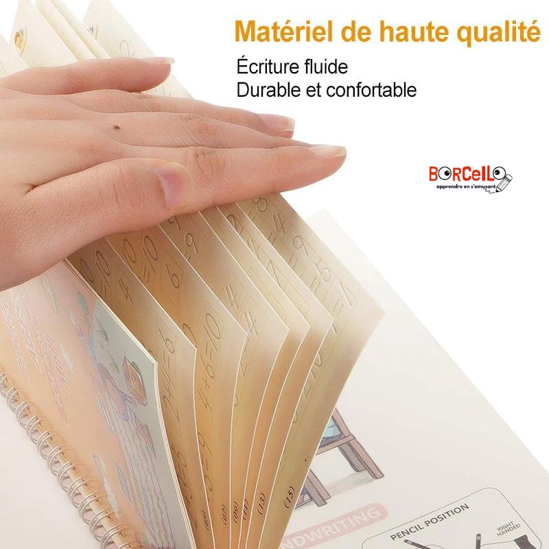 Cahier d'écriture magique + stylo magique