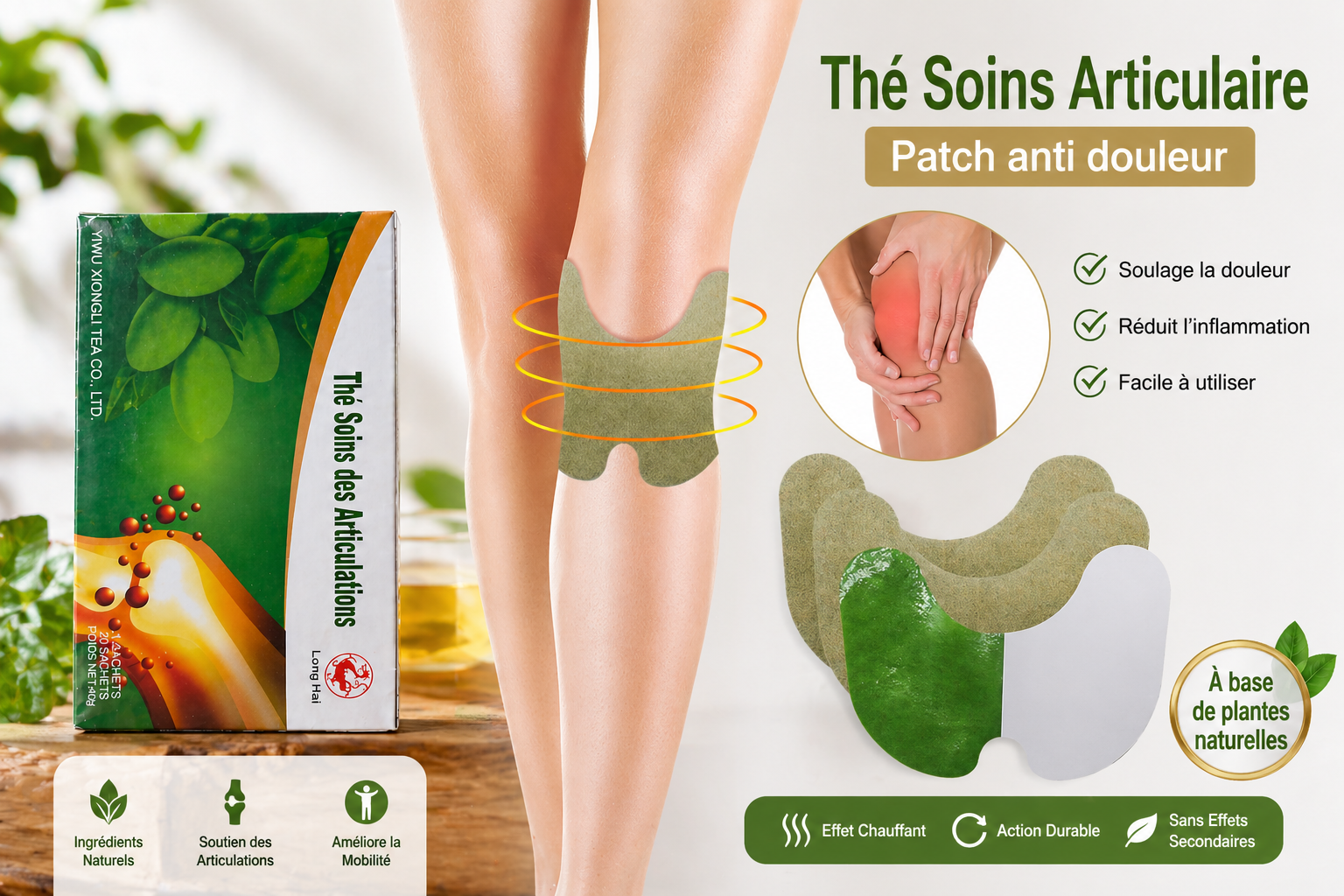 Thé soins des articulations + Patch anti douleurs