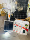 Ventilateur solaire rechargeable 16 pouces