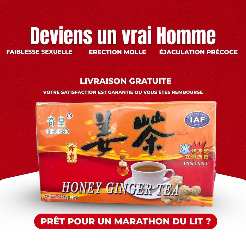 Thé GingerMax™ - Pack de 12 Thés Puissants contre faiblesse sexuelle