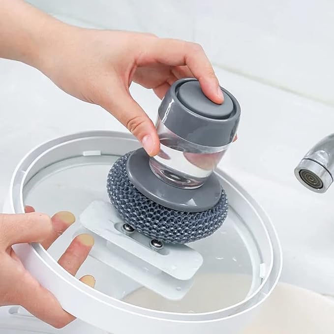 Brosse a vaisselle , distributeur automatique de liquide