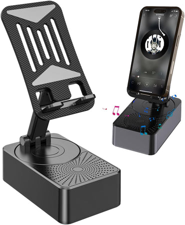 Support de téléphone 360° ,Semi Powerbank et haut parleur Bluetooth ,3-en-1