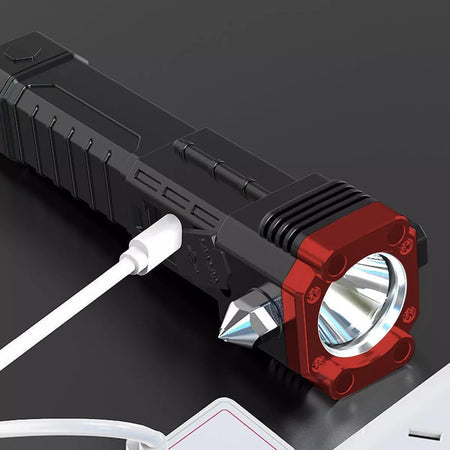 Lampe de poche LED d′urgence rechargeable USB
