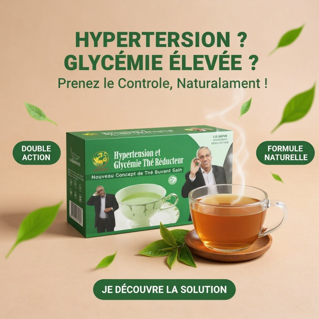 THE CONTRE L'HYPERTENSION ARTERIELLE ET LA GLYCEMIE