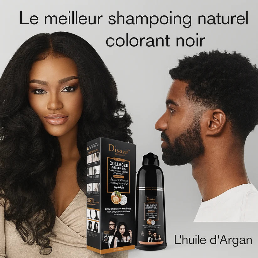 DISAAR Shampooing Anti-Cheveux Blancs - Résultat Visible en 10 Minutes ✨
