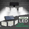 Lampe Solaire Rotative à 3 Têtes réglables