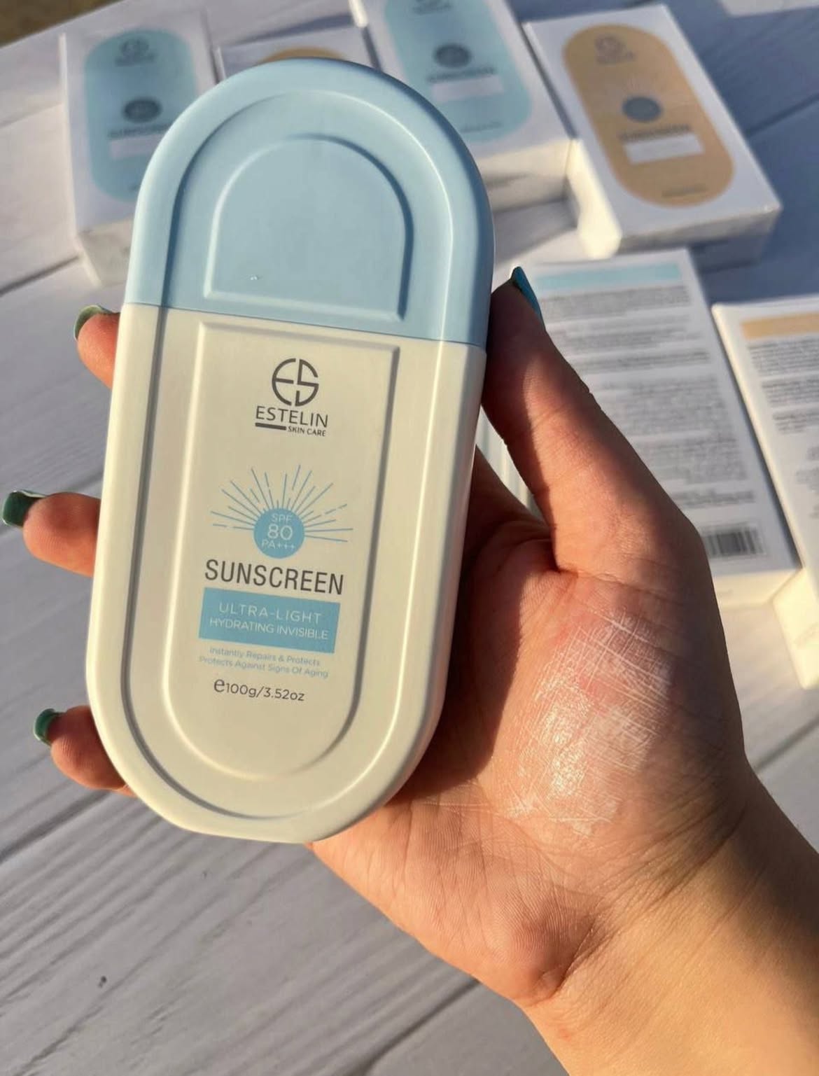 Crème solaire ESTELIN SPF 80 (100 g)