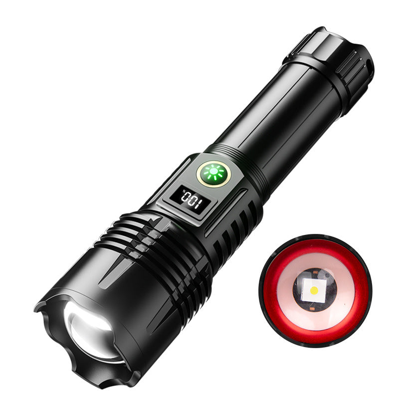 Lampe torche portable multifonctionnelle longue portée