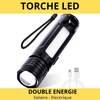 Lampe de poche a double énergie ( Solaire et électrique)