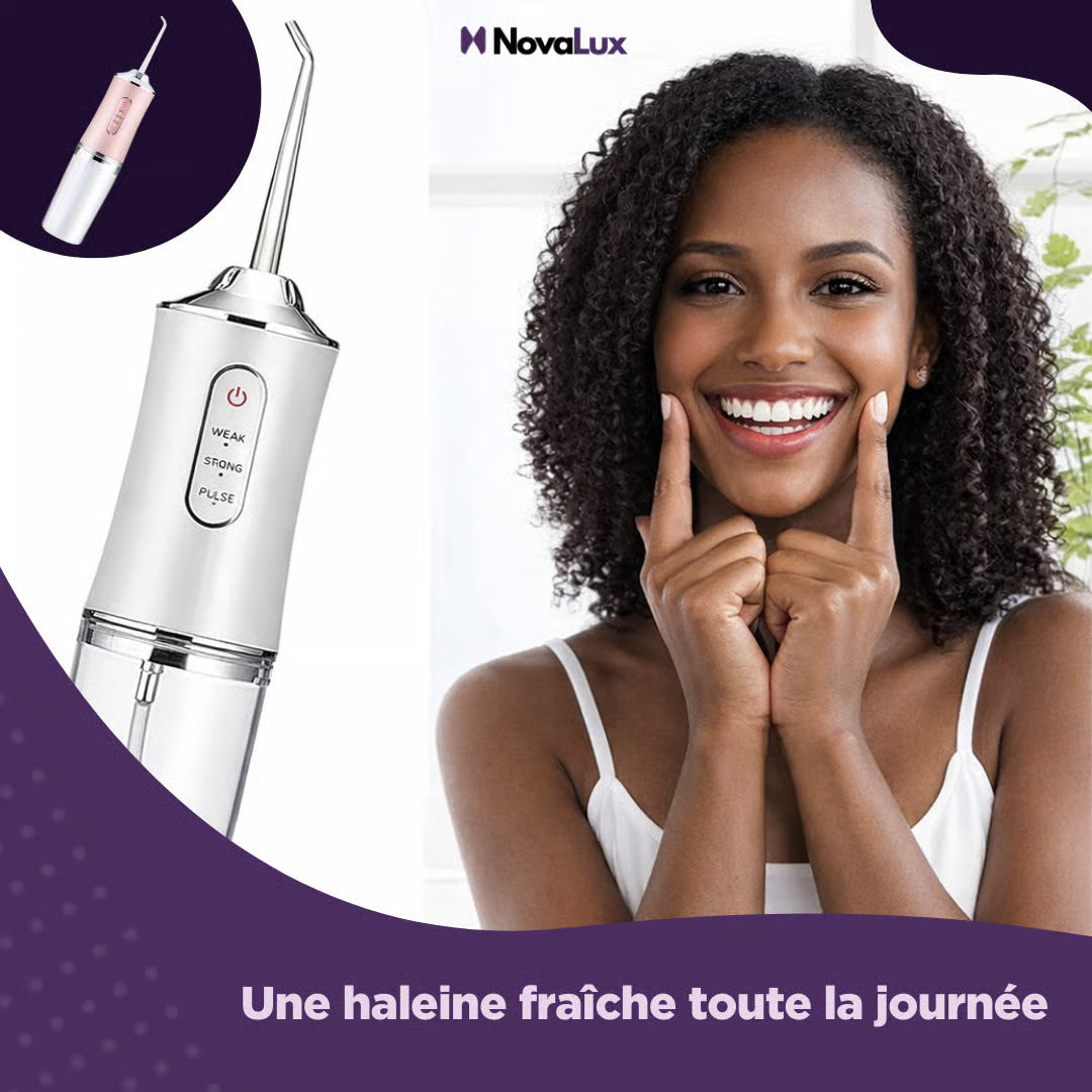 🦷 Hydropulseur Dentaire Électrique à Impulsion – Nettoyage en Profondeur