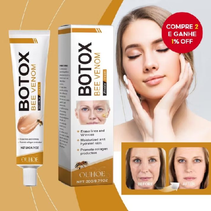 crème anti-âge au venin d'abeille Botox