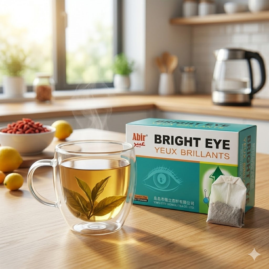 Thé nourrissant des yeux