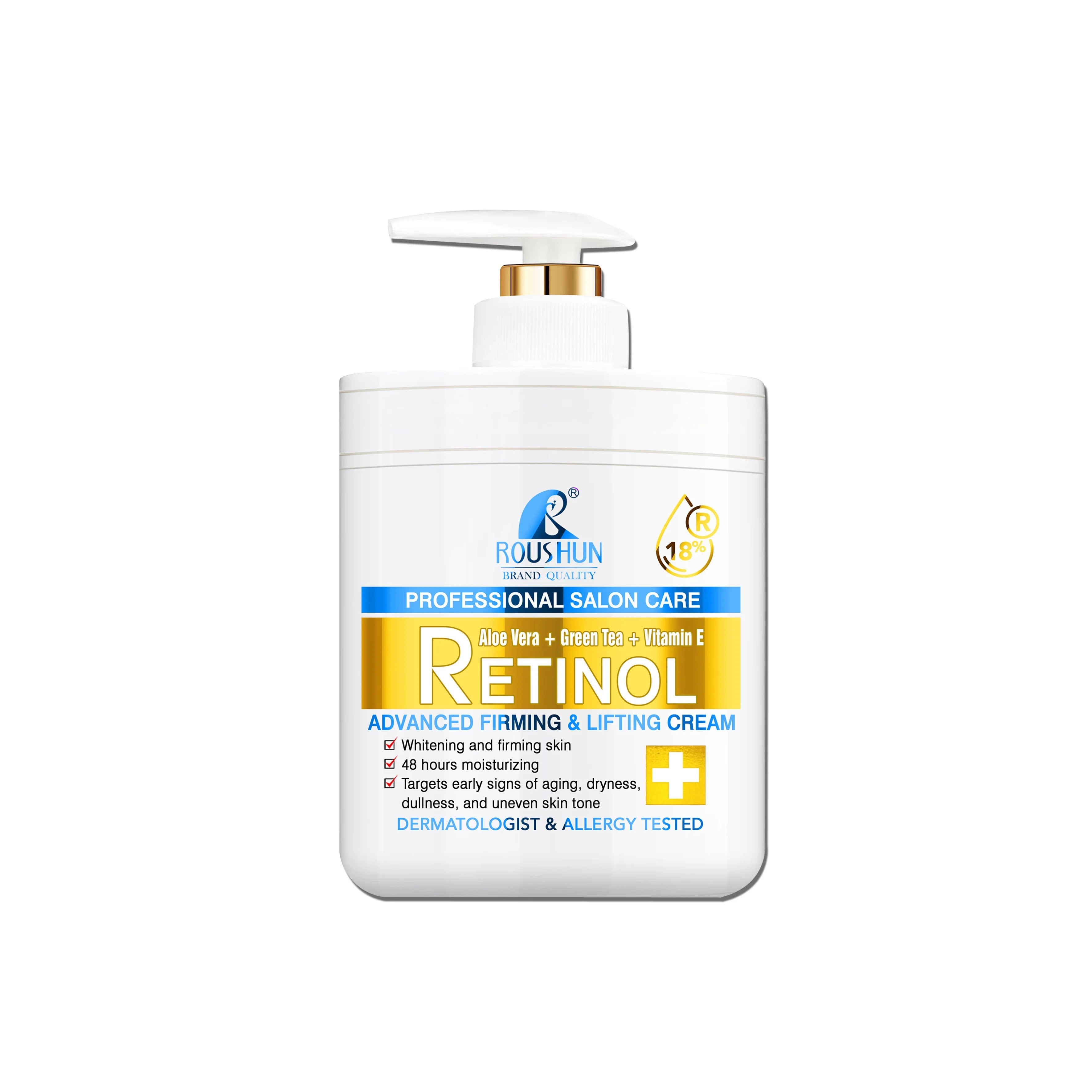 crème raffermissante et liftant au rétinol