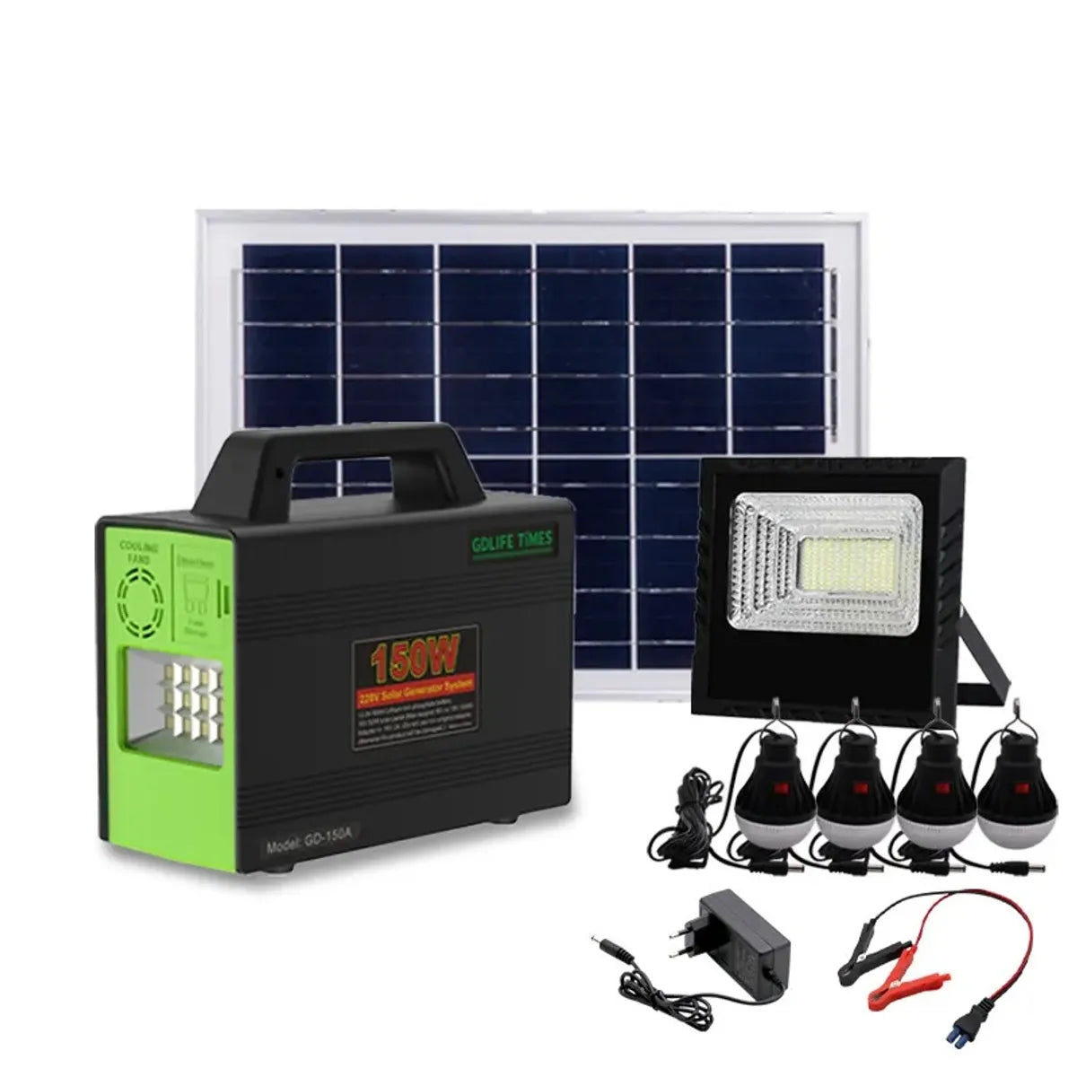 Générateur solaire portable de 350 W avec panneau solaire